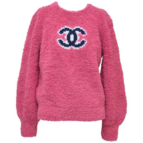 light pink chanel sweater|Chanel zip up hoodie.